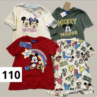 Disney - 110 ディズニー　ミッキー　Tシャツ　バースデイ　男の子　littc リトシー