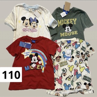Disney - 110 ディズニー　ミッキー　Tシャツ　バースデイ　男の子　littc リトシー