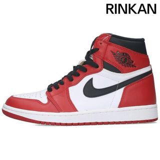 ナイキ(NIKE)のナイキ  AIR JORDAN 1 RETRO HIGH OG CHICAGO 555088-101 エアジョーダン1レトロハイオージーシカゴスニーカー メンズ 27cm(スニーカー)