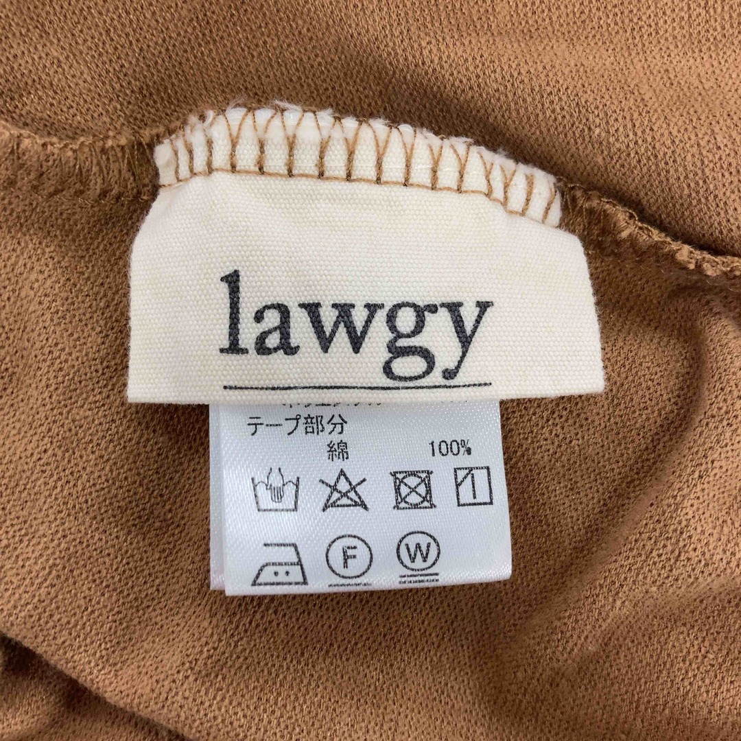 lawgy(ラウジー)のlawgy ラウジー レディース Tシャツ（長袖）ブラウン tk レディースのトップス(Tシャツ(長袖/七分))の商品写真