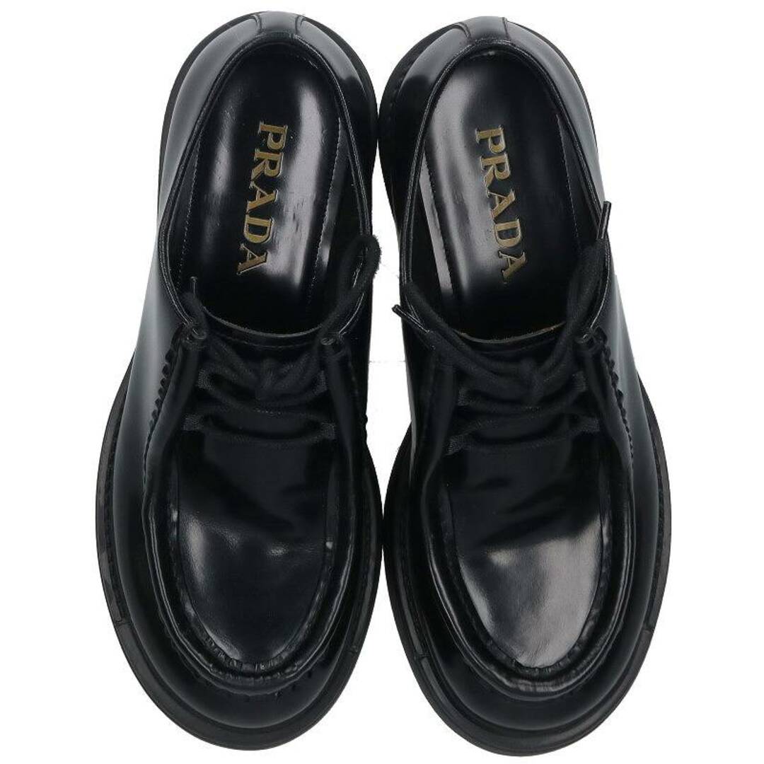 PRADA(プラダ)のプラダ  2EG419 ダイアパソン オペークブラッシュドレザーシューズ メンズ 6.5 メンズの靴/シューズ(その他)の商品写真