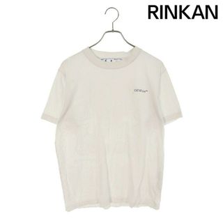 オフホワイト(OFF-WHITE)のオフホワイト  OMAA027G20JER059 アローバッグプリントTシャツ レディース M(Tシャツ(半袖/袖なし))