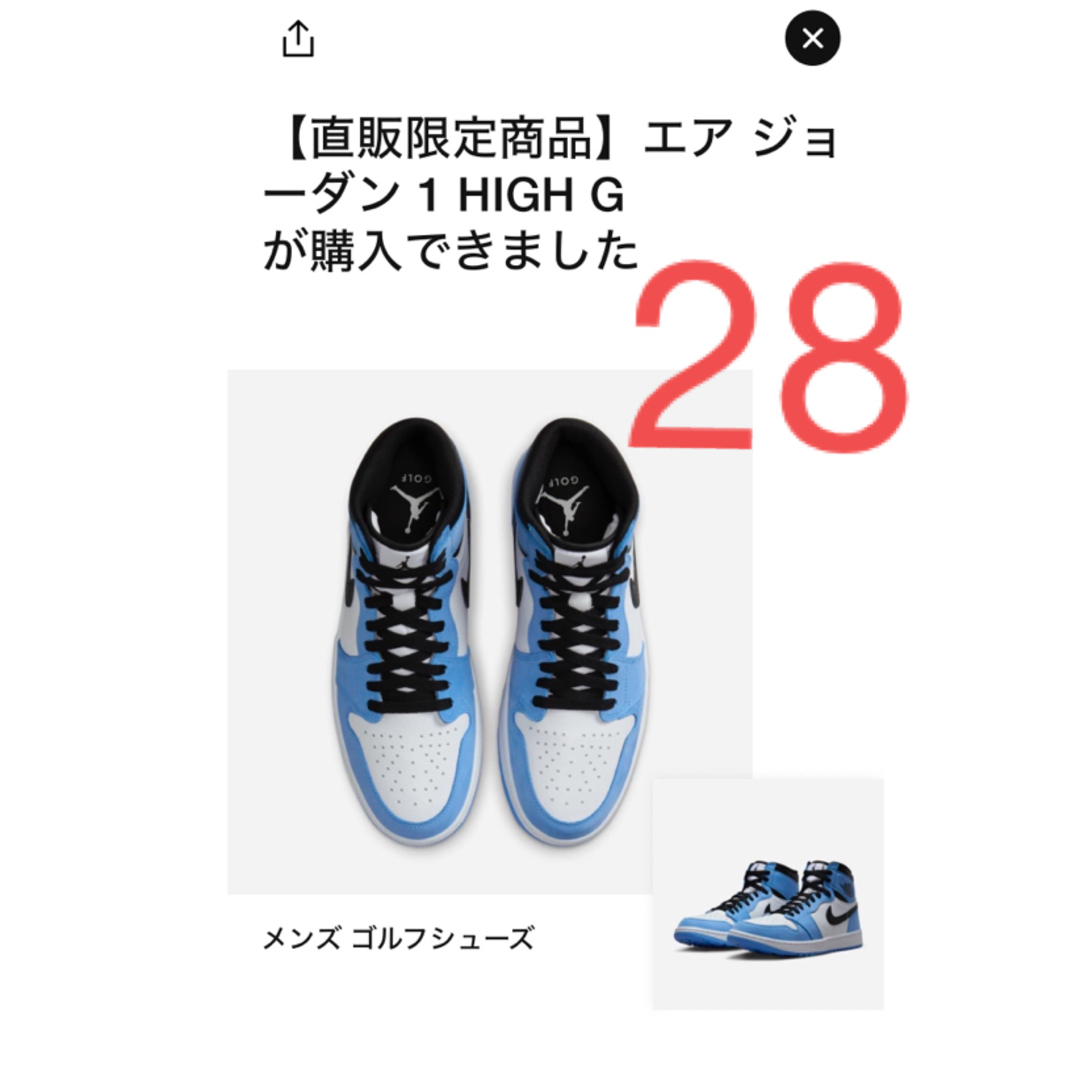 NIKE(ナイキ)のNike Air Jordan 1 High Golf ナイキ エアジョーダン1 メンズの靴/シューズ(スニーカー)の商品写真