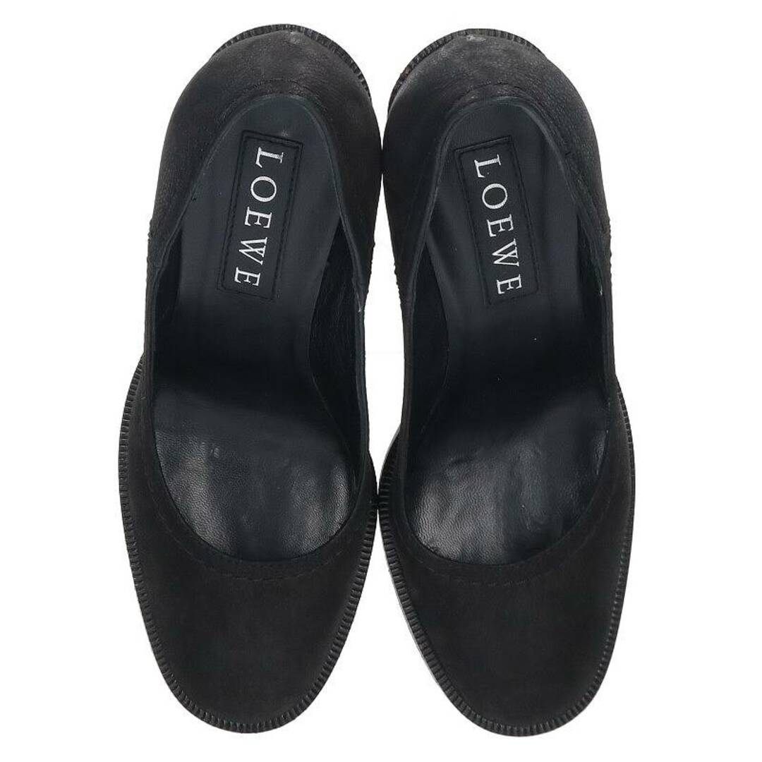 LOEWE(ロエベ)のロエベ スエードレザーヒールパンプス レディース 36.5 レディースの靴/シューズ(ハイヒール/パンプス)の商品写真