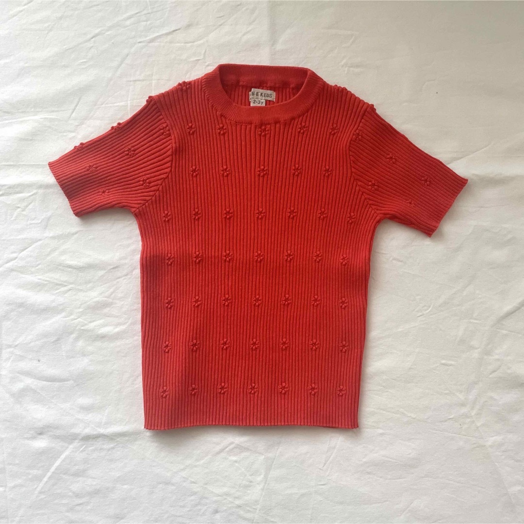 Ron Herman(ロンハーマン)のfish&kids リブT カットソー　ポインテール　2-3y キッズ/ベビー/マタニティのキッズ服女の子用(90cm~)(Tシャツ/カットソー)の商品写真