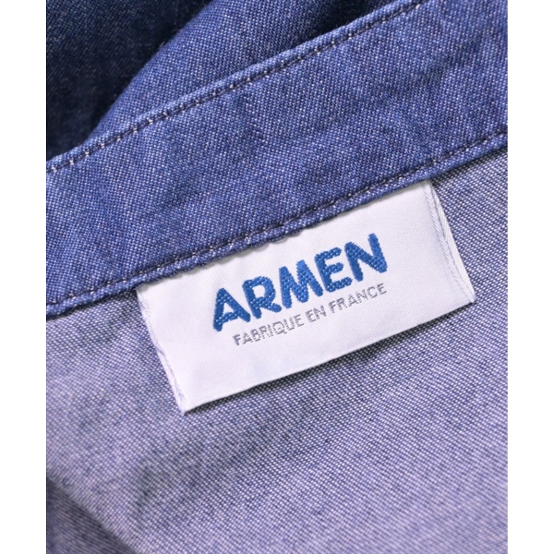 ARMEN(アーメン)のARMEN アーメン ワンピース -(M位) インディゴ 【古着】【中古】 レディースのワンピース(ひざ丈ワンピース)の商品写真