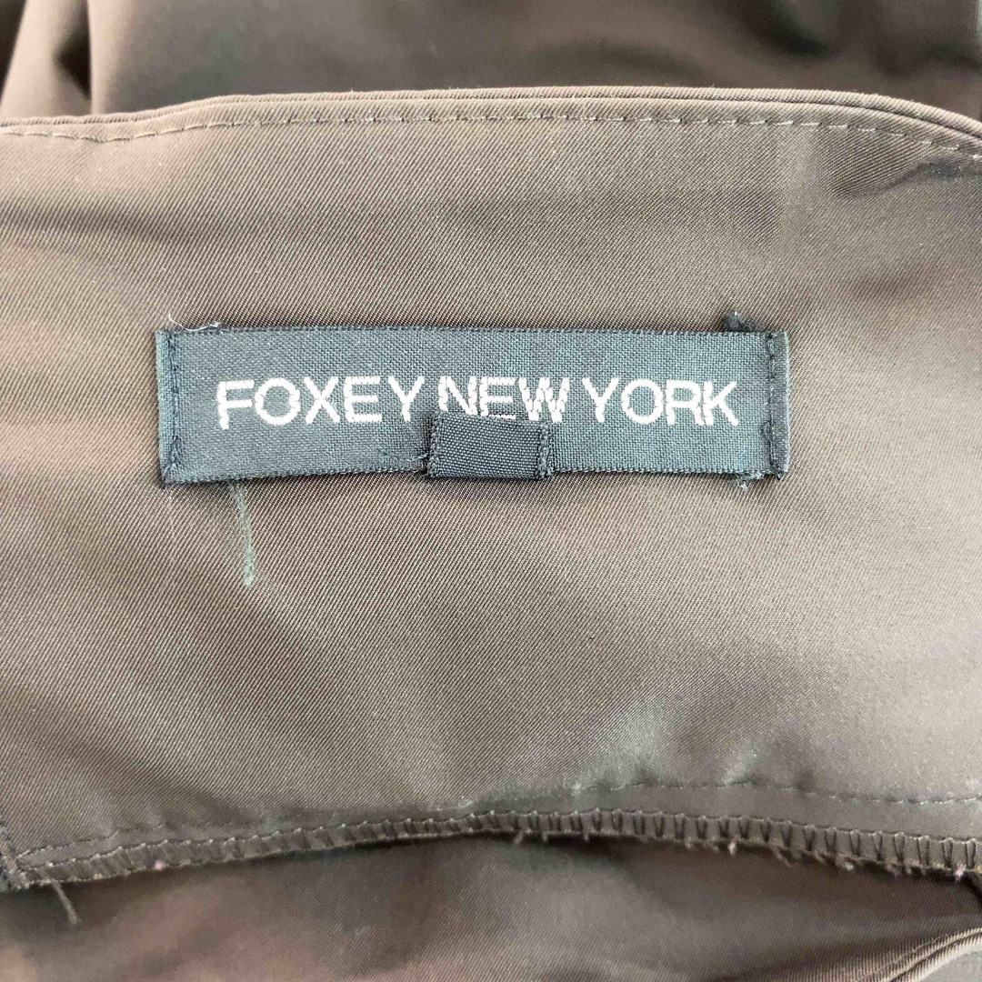 FOXEY NEW YORK(フォクシーニューヨーク)のFOXEY NEWYORK フォクシーニューヨーク レディース ひざ丈スカート　ブラウン　フレア　台形 レディースのスカート(ひざ丈スカート)の商品写真