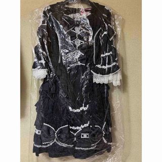 アンジェリックプリティー(Angelic Pretty)の未開封　Angelic Pretty 姫袖ドレス　ブラック(ひざ丈ワンピース)