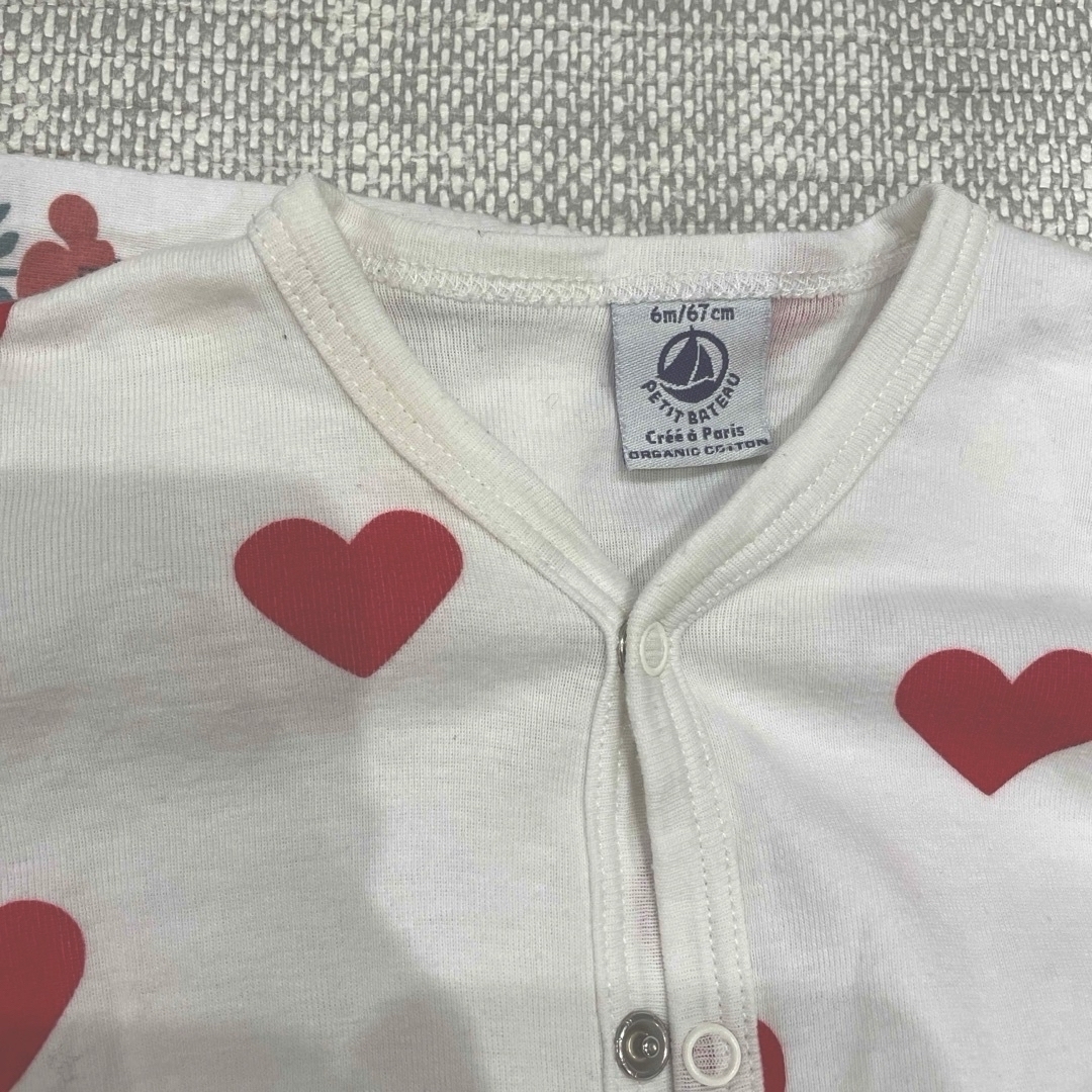 PETIT BATEAU(プチバトー)のプチバトー　ベビー　ロンパース キッズ/ベビー/マタニティのベビー服(~85cm)(ロンパース)の商品写真