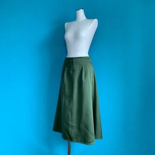 ユナイテッドアローズグリーンレーベルリラクシング(UNITED ARROWS green label relaxing)の836 グリーンレーベルリラクシング　綺麗めフレアスカート　ジップアップ(ひざ丈スカート)