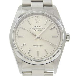 ROLEX - 【ROLEX】ロレックス エアキング cal.3000 14000 ステンレススチール 自動巻き メンズ シルバー文字盤 腕時計