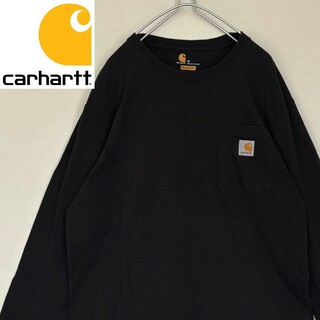 カーハート(carhartt)のCARHARTT カーハート ワーカーポケット　クールネック　ロンT(Tシャツ/カットソー(七分/長袖))