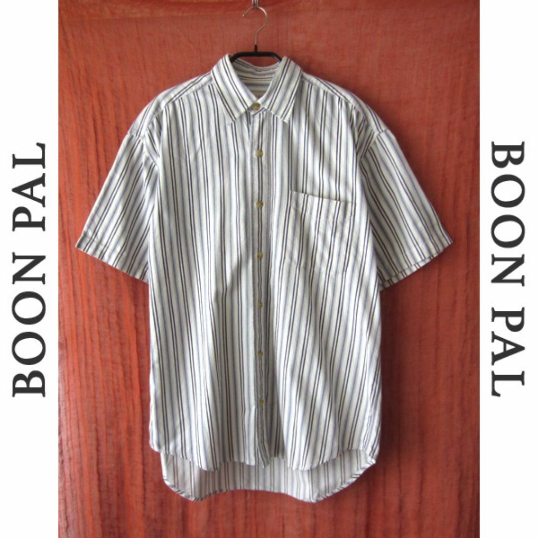 美品　BOON PAL／ブーンパル★　ストライプ　半袖シャツ メンズのトップス(シャツ)の商品写真