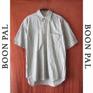 美品　BOON PAL／ブーンパル★　ストライプ　半袖シャツ(シャツ)