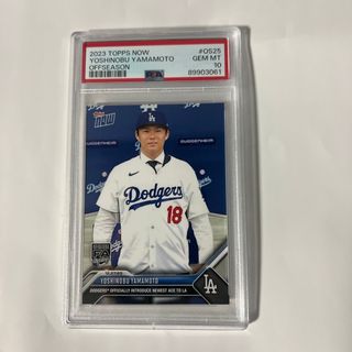 PSA10 鑑定済 Topps 山本由伸 入団会見 OS25ドジャース サイン(シングルカード)