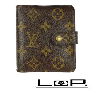 ルイヴィトン(LOUIS VUITTON)の■中古■　ルイヴィトン コンパクトジップ 二つ折り 財布 ラウンドファスナー モノグラム M61667 【135378】(財布)