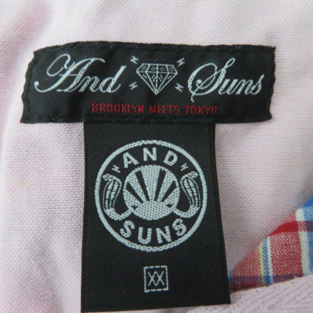 ANDSUNS(アンドサンズ)のアンドサンズ ジャケット パーカー ミドル丈 ジップアップ チェック柄 メンズのトップス(パーカー)の商品写真