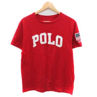 ポロラルフローレン(POLO RALPH LAUREN)のポロ ラルフローレン Tシャツ カットソー 半袖 ラウンドネック ロゴ刺繡 M(Tシャツ/カットソー(半袖/袖なし))