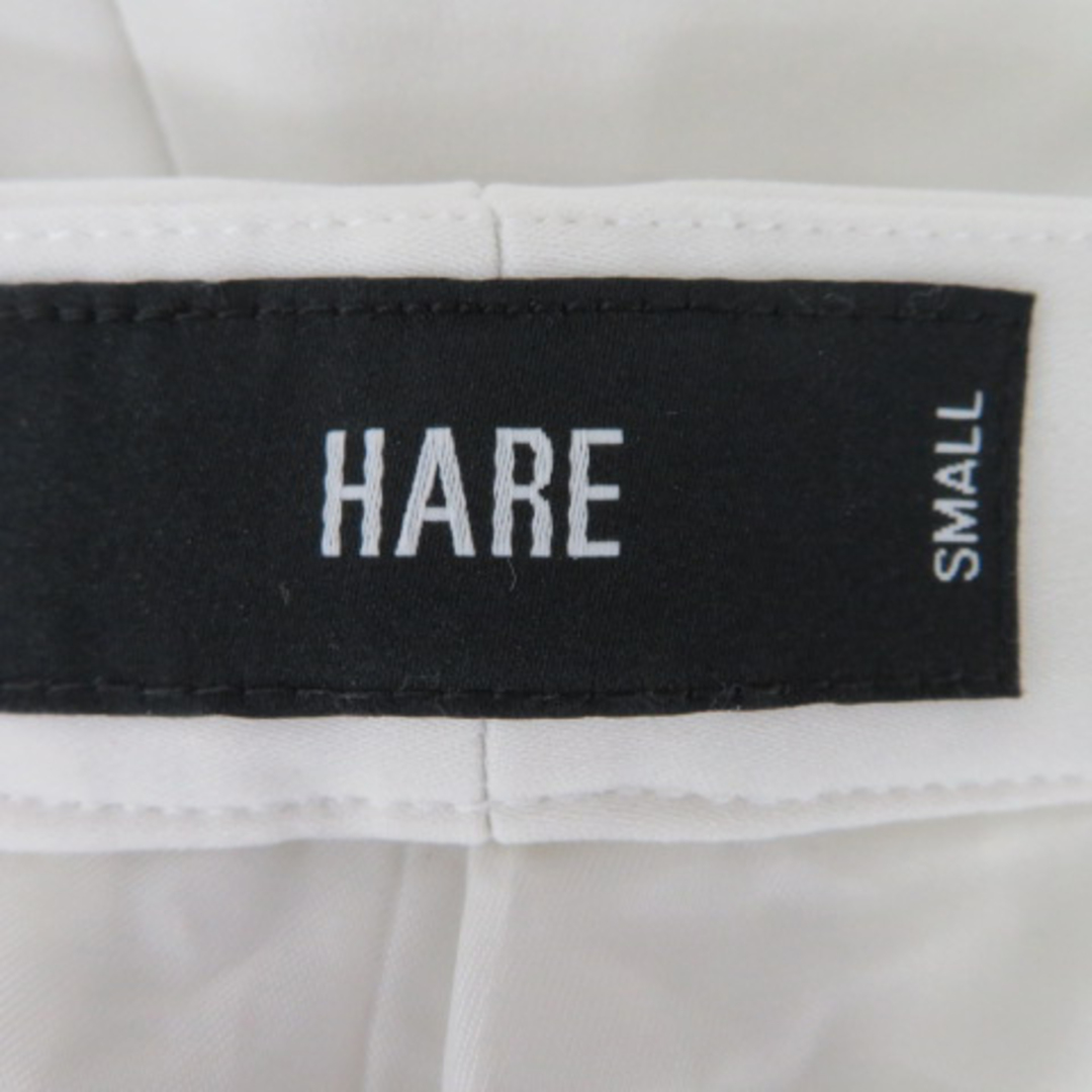 HARE(ハレ)のハレ HARE テーパードパンツ アンクル丈 無地 S 白 ホワイト /YK9 メンズのパンツ(スラックス)の商品写真