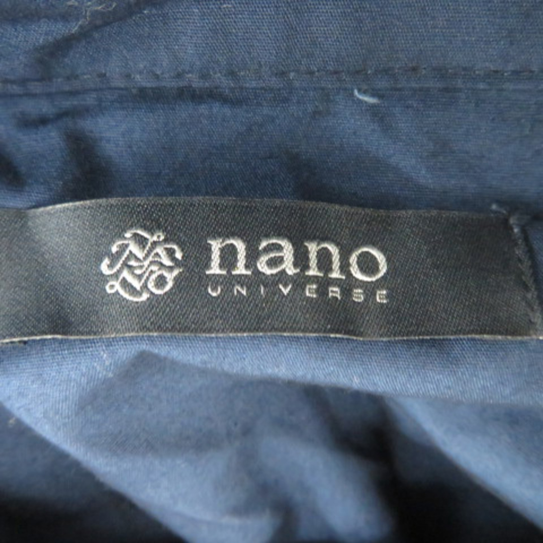 nano・universe(ナノユニバース)のナノユニバース ワークシャツ カジュアルシャツ 長袖 無地 オーバーサイズ M メンズのトップス(シャツ)の商品写真