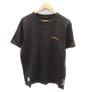 レットイットライド(Let it Ride)のレットイットライド Tシャツ カットソー 半袖 ラウンドネック ロゴ刺繡 M(Tシャツ/カットソー(半袖/袖なし))