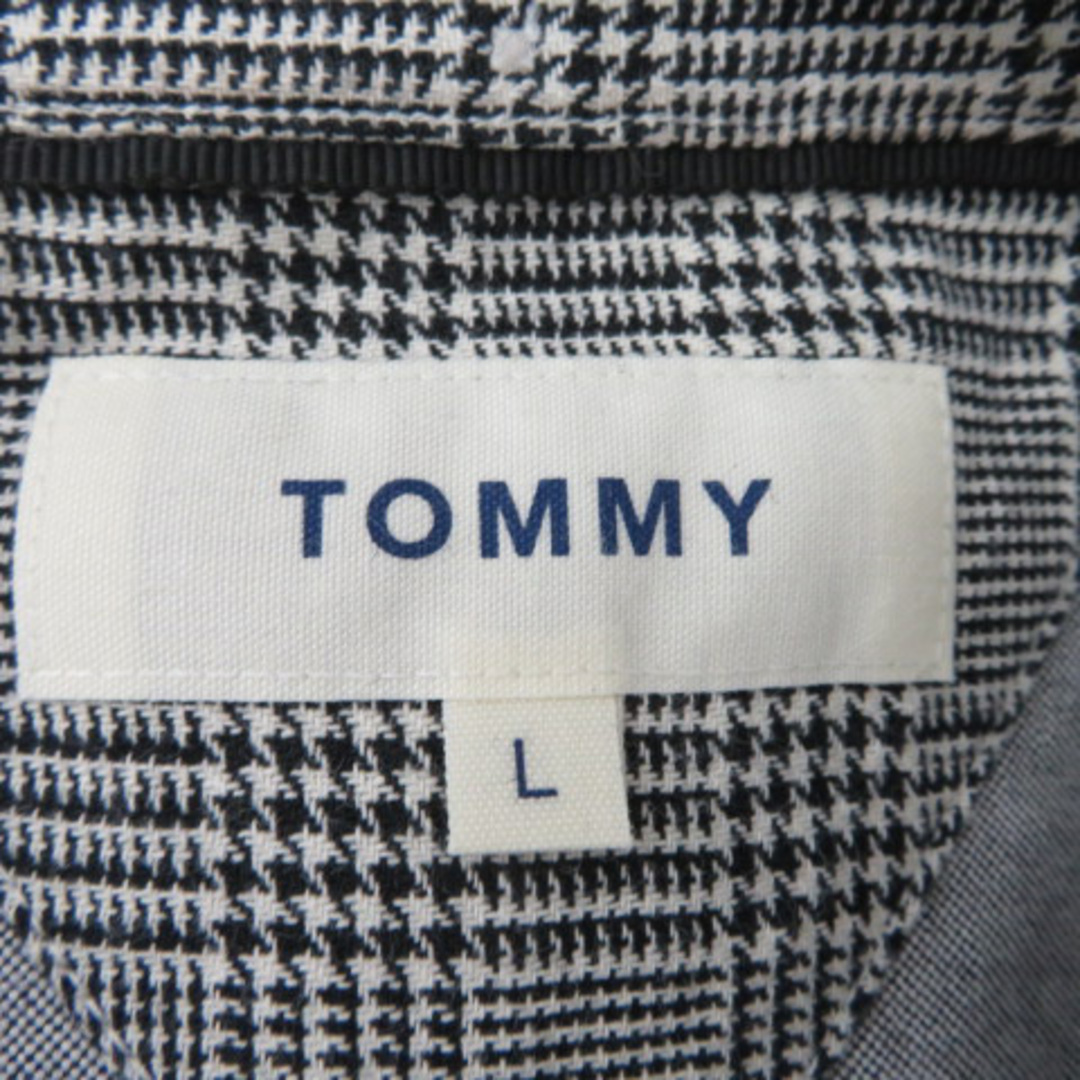 TOMMY(トミー)のトミー カジュアルシャツ 長袖 ボタンダウン 無地 L グレー /YK27 メンズのトップス(シャツ)の商品写真