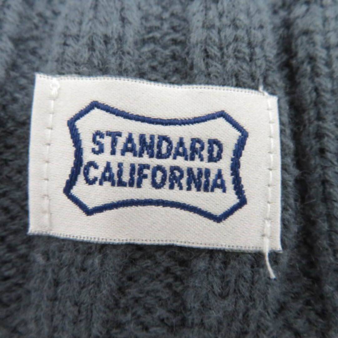 STANDARD CALIFORNIA(スタンダードカリフォルニア)のスタンダード カリフォルニア 帽子 ニット帽 ニットキャップ 無地 ダークグレー レディースの帽子(その他)の商品写真