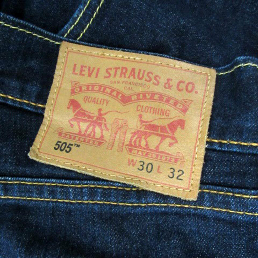 Levi's(リーバイス)のリーバイス 505 デニムパンツ ジーンズ ストレート アンクル丈 30 紺 メンズのパンツ(デニム/ジーンズ)の商品写真