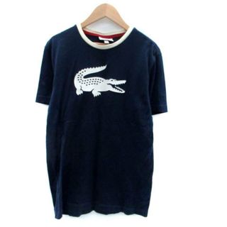 ラコステ(LACOSTE)のラコステ Tシャツ カットソー 半袖 スリムフィット ビッグワニ 3 M 紺(Tシャツ/カットソー(半袖/袖なし))