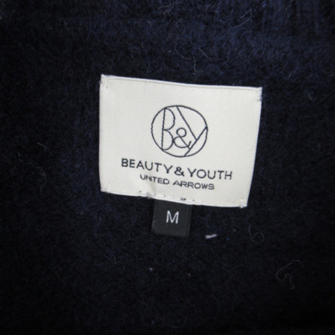 BEAUTY&YOUTH UNITED ARROWS(ビューティアンドユースユナイテッドアローズ)のB&Y ユナイテッドアローズ ニット セーター 長袖 ボーダー柄 M 紺 レディースのトップス(ニット/セーター)の商品写真