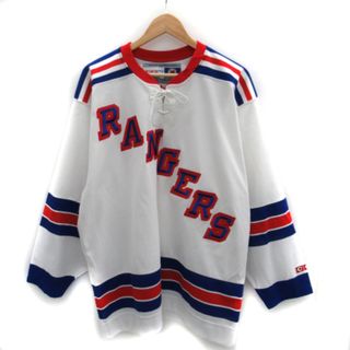 シーシーエム(CCM)のCCM 90s ヴィンテージ NHL RANGERS ホッケーシャツ(シャツ)