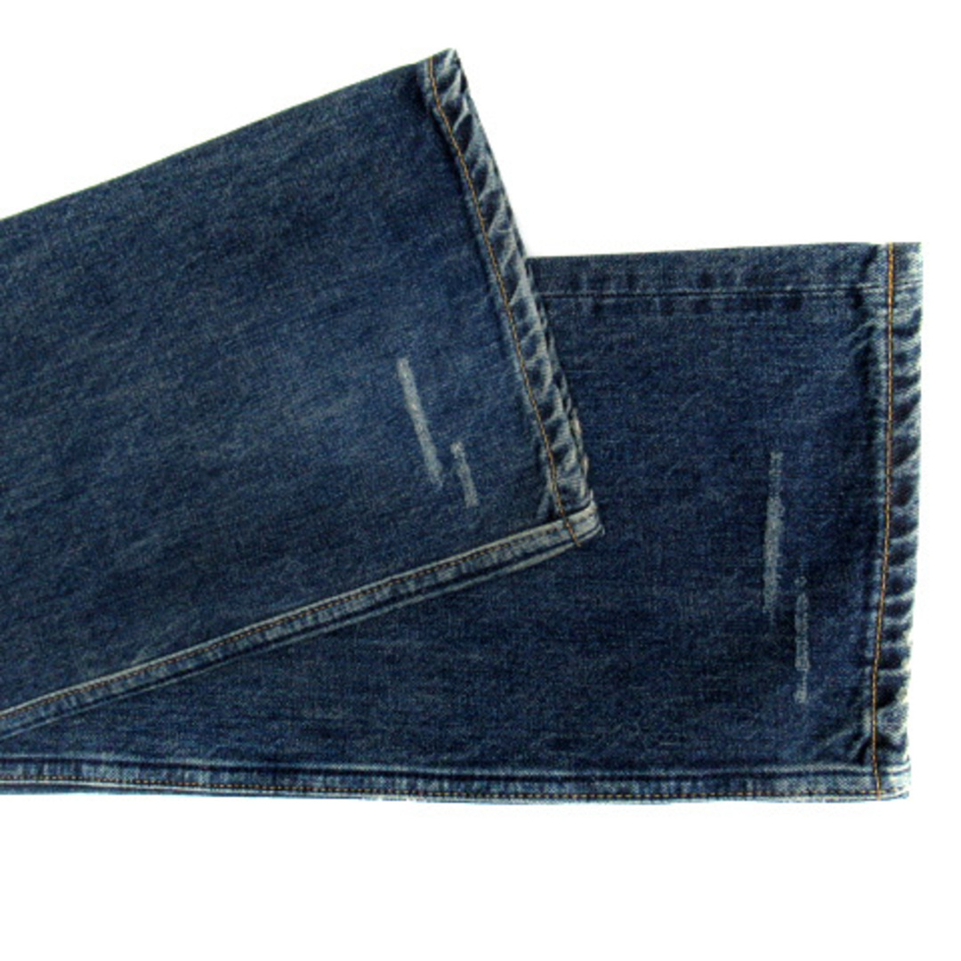 HECTIC(ヘクティク)のヘクティク デニムパンツ ジーンズ ストレート ボタンフライ M 青 メンズのパンツ(デニム/ジーンズ)の商品写真