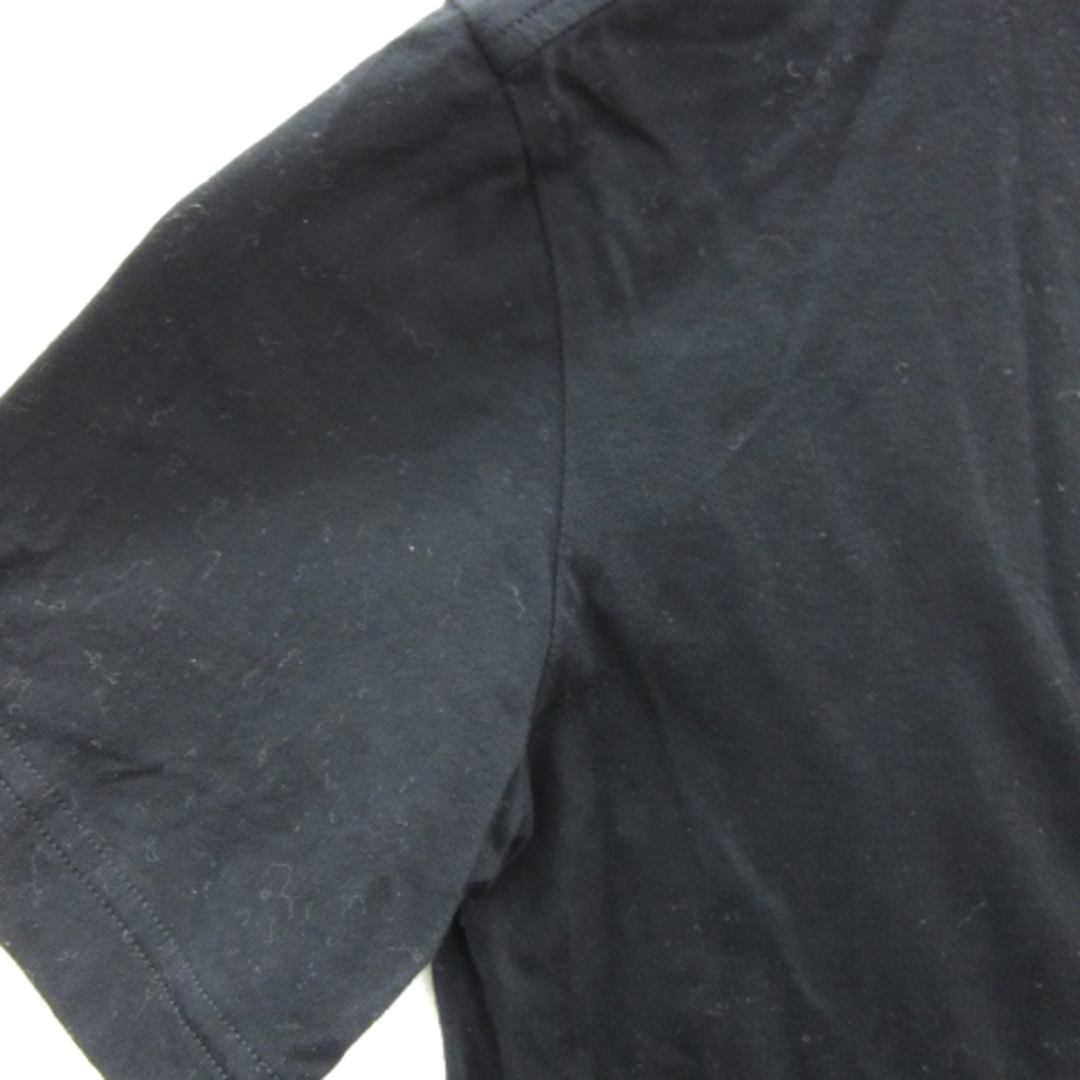 LACOSTE(ラコステ)のラコステ Tシャツ カットソー 半袖 ラウンドネック ロゴワッペン 2 S 黒 レディースのトップス(Tシャツ(半袖/袖なし))の商品写真