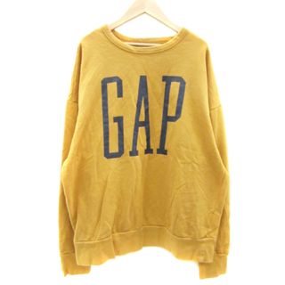 ギャップ(GAP)のギャップ GAP トレーナー 長袖 プリント 裏起毛 M イエロー 黄色(その他)