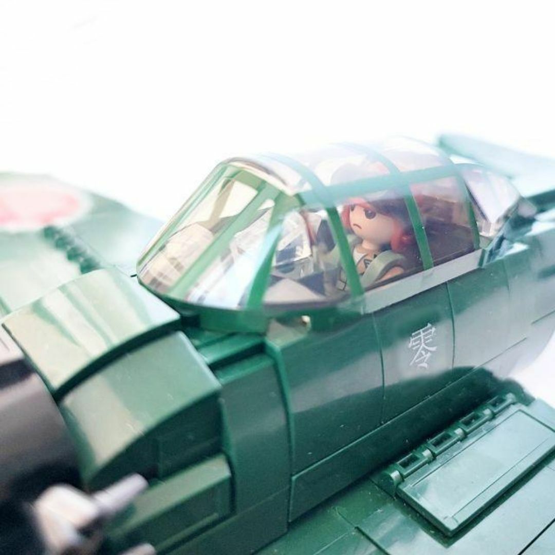 ESシリーズ 零式艦上戦闘機 零戦 52型 日本 ブロック戦闘機 エンタメ/ホビーのおもちゃ/ぬいぐるみ(模型/プラモデル)の商品写真