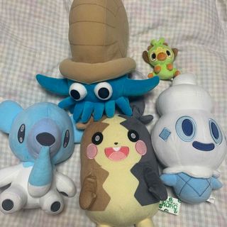 ポケモン(ポケモン)のポケモンぬいぐるみセット5体(キャラクターグッズ)