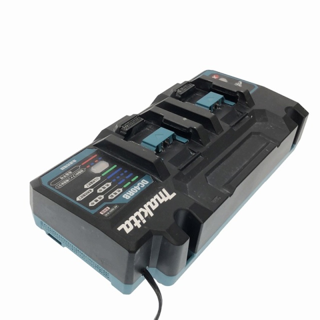 Makita(マキタ)の☆中古品 3点セット☆makita マキタ 純正 40Vmax 4.0/2.5Ah リチウムイオンバッテリー BL4040/BL4025 2口急速充電器 DC40RB 88701 自動車/バイクのバイク(工具)の商品写真