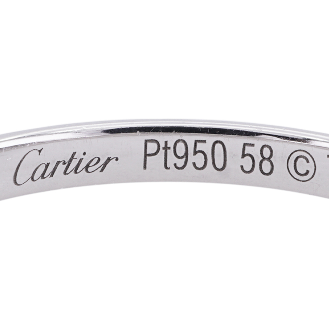 カルティエ Cartier 1895 ウェディング リング 1895ウェディングリング 1895 WEDDING BAND リング 指輪 結婚指輪 マリッジリング プラチナ レディースのアクセサリー(リング(指輪))の商品写真