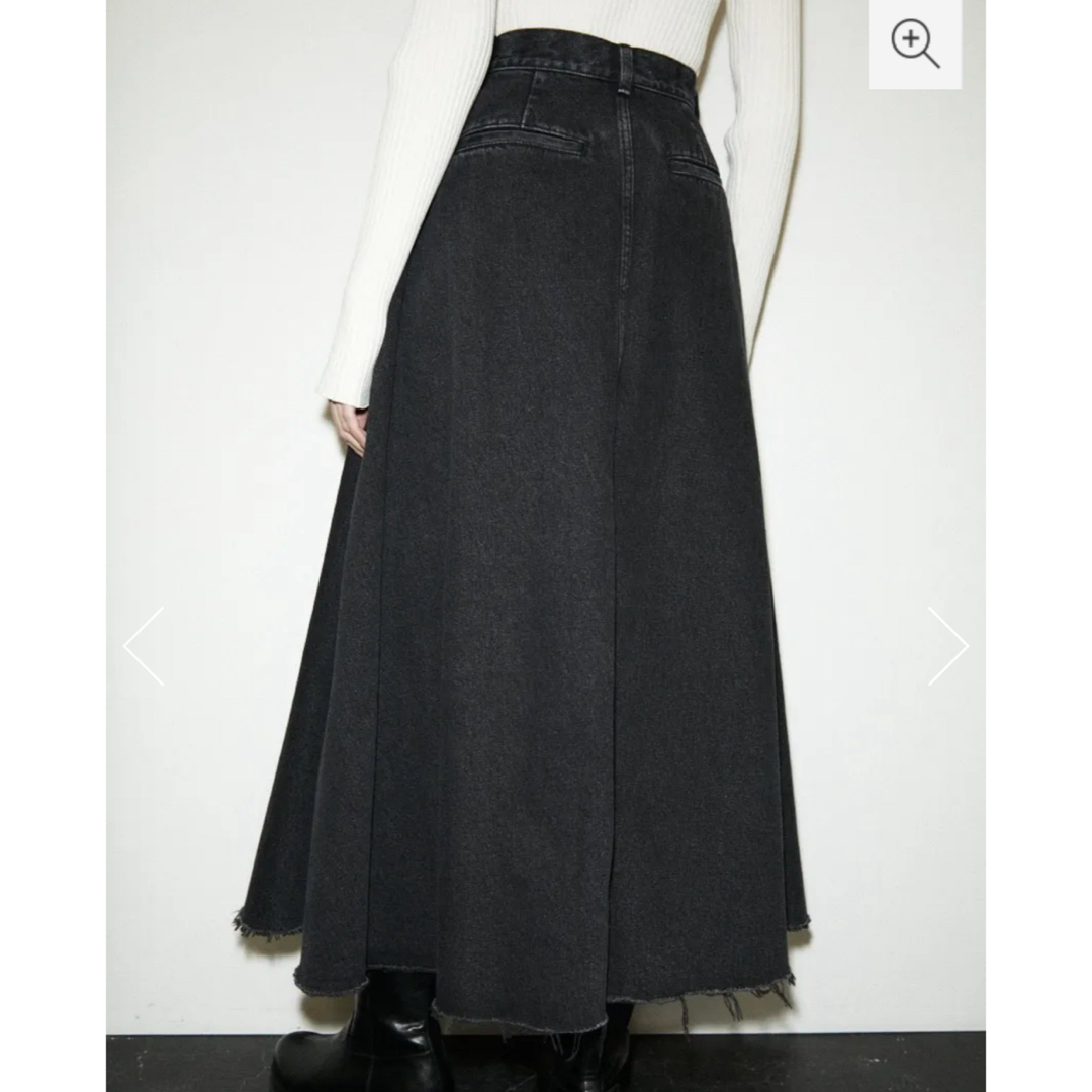 moussy(マウジー)のJW FLARE DENIM スカート　/ moussy レディースのスカート(ロングスカート)の商品写真