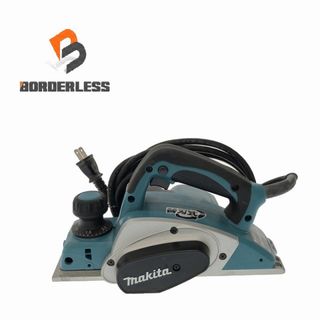 マキタ(Makita)の☆中古品☆makita マキタ 82mm 電気カンナ KP0800A 木材加工 大工道具 電動工具 88958(工具)