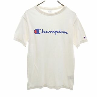 チャンピオン(Champion)のチャンピオン 半袖 Tシャツ S ホワイト Champion メンズ 古着 【240427】 メール便可(Tシャツ/カットソー(半袖/袖なし))