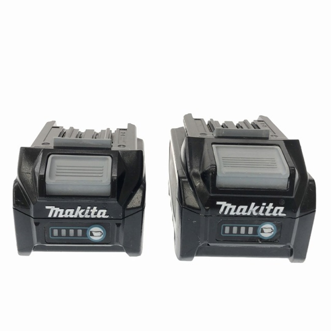 Makita(マキタ)の☆中古品 2点セット☆makita マキタ 純正 40Vmax 4.0Ah リチウムイオンバッテリー BL4040 40Vmax 2.5Ah BL4025 88999 自動車/バイクのバイク(工具)の商品写真