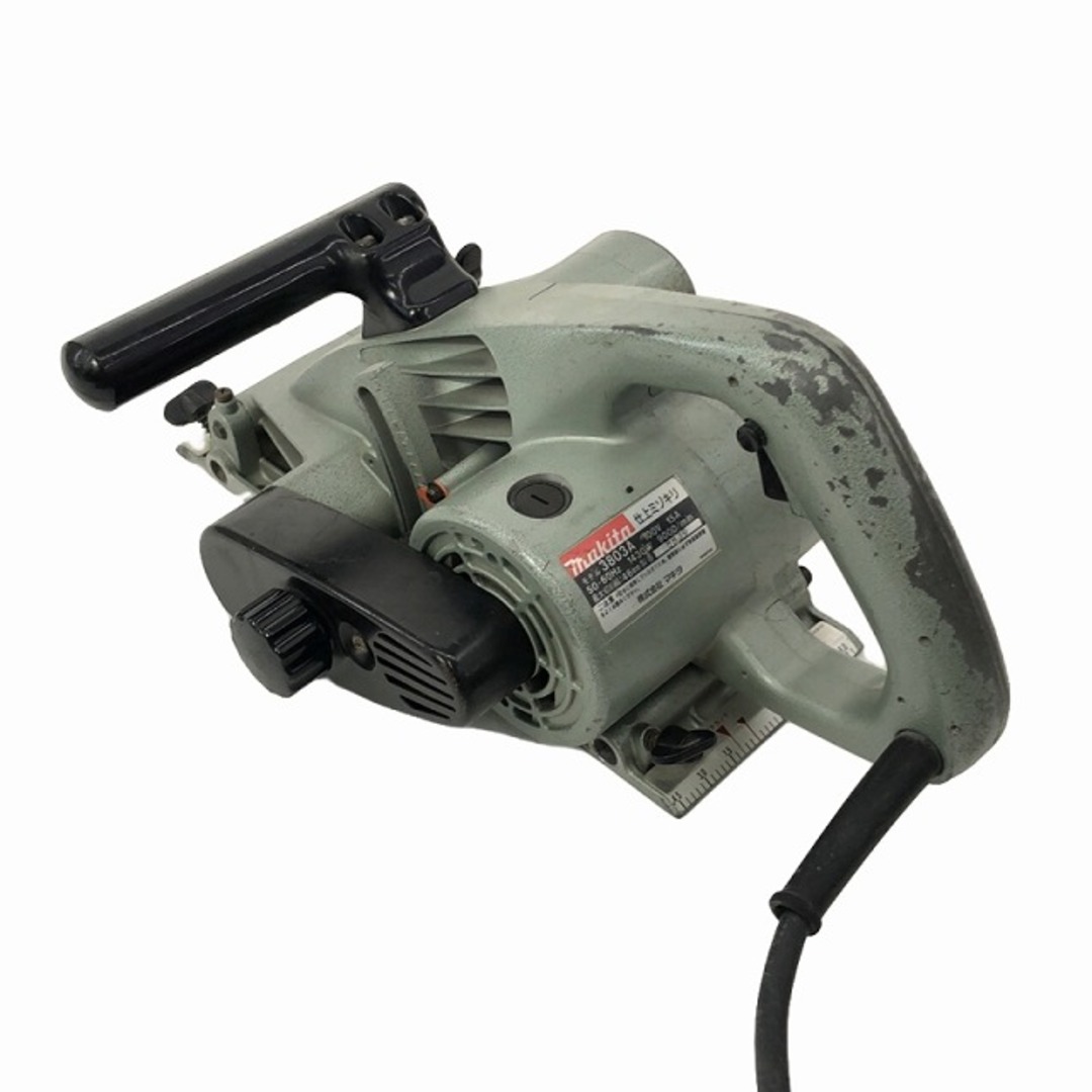 Makita(マキタ)の☆中古品☆makita マキタ 100V 仕上ミゾキリ 3803A 仕上げミゾキリカッター 仕上溝切り みぞきり 胴縁カッター 小穴カッター 89021 自動車/バイクのバイク(工具)の商品写真