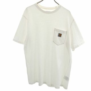 カーハート(carhartt)のカーハート 半袖 Tシャツ XL ホワイト Carhartt メンズ 古着 【240427】 メール便可(Tシャツ/カットソー(半袖/袖なし))