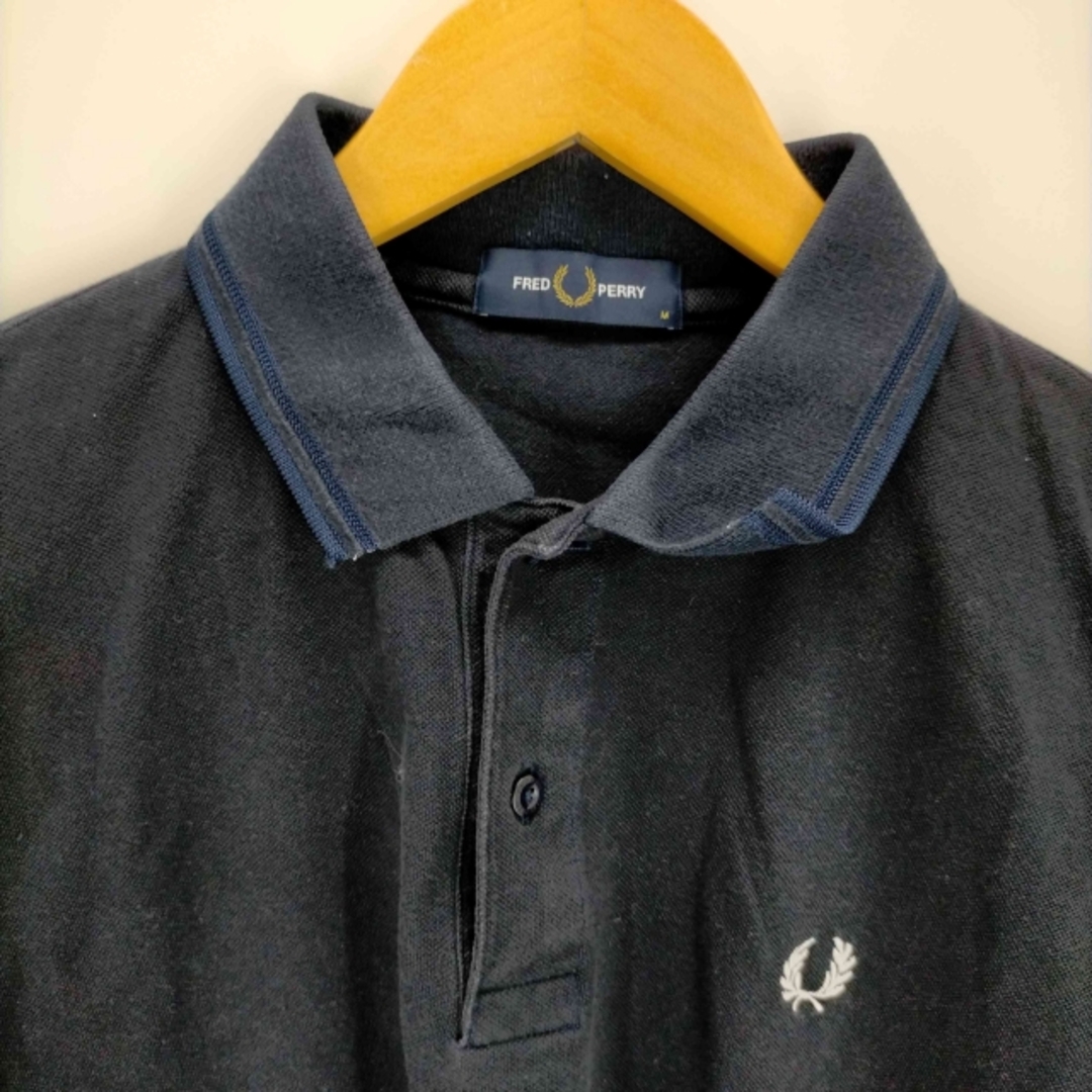 FRED PERRY(フレッドペリー)のFRED PERRY(フレッドペリー) ロゴ刺繍 ポロシャツ メンズ トップス メンズのトップス(ポロシャツ)の商品写真