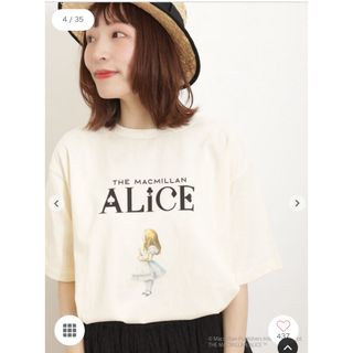 サマンサモスモス(SM2)の【Alice×SamansaMos2】アリスプリントTシャツ(Tシャツ/カットソー(半袖/袖なし))