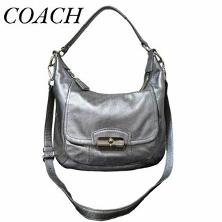 コーチ(COACH)のCOACH コーチ 2WAY ショルダーバッグ ハンドバッグ シルバー19303(ショルダーバッグ)