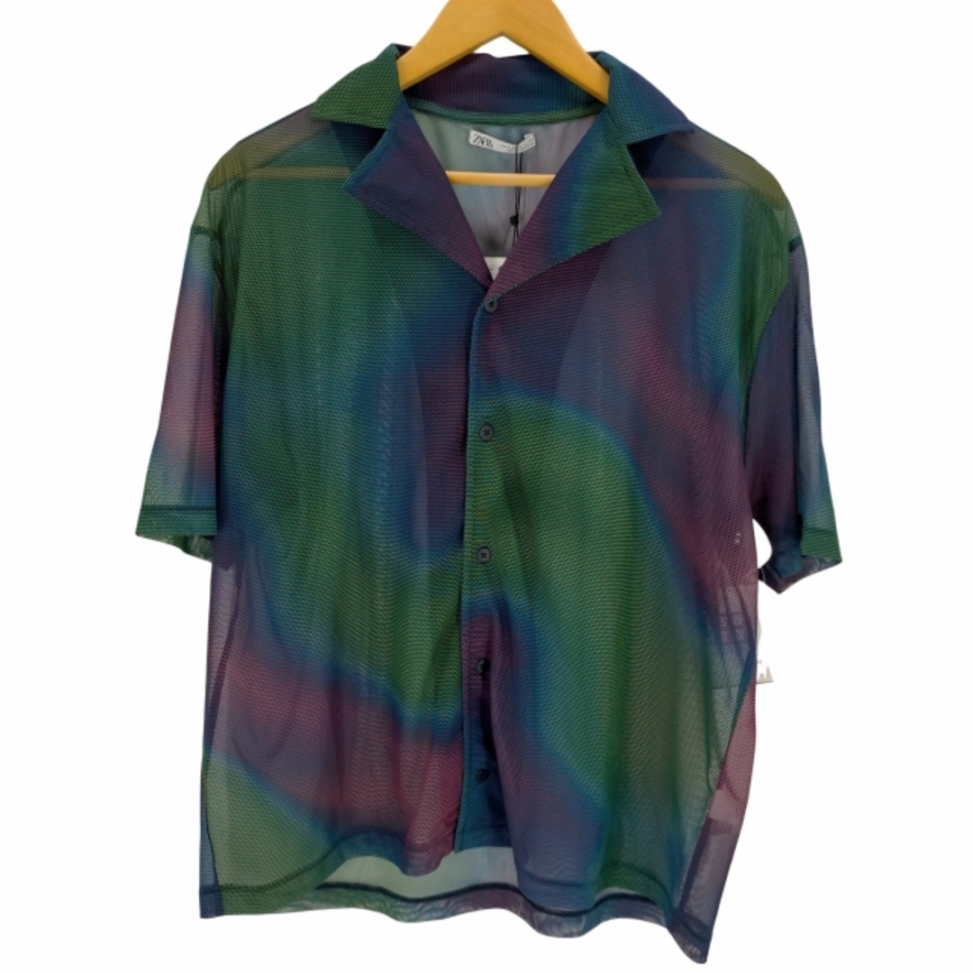 ZARA(ザラ)のZARA(ザラ) multi color polo shirt レディース レディースのトップス(シャツ/ブラウス(半袖/袖なし))の商品写真