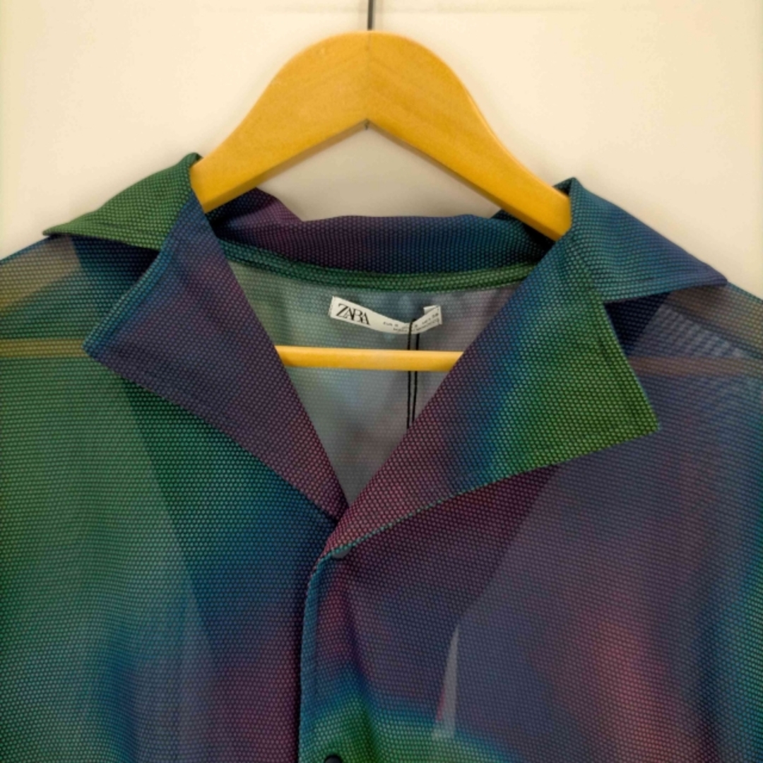 ZARA(ザラ)のZARA(ザラ) multi color polo shirt レディース レディースのトップス(シャツ/ブラウス(半袖/袖なし))の商品写真