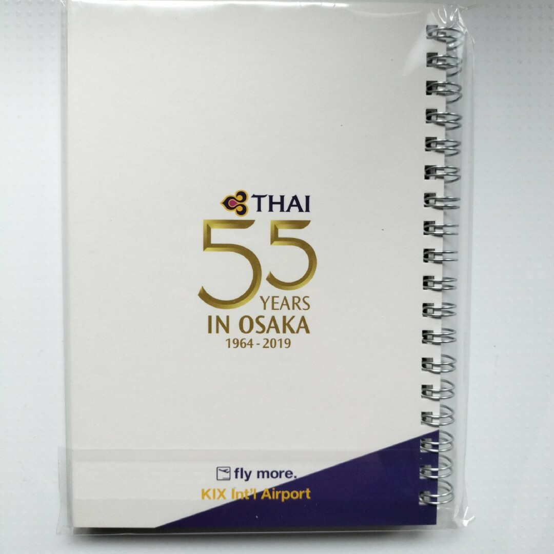 タイ国際航空/Thai Airways 大阪就航記念 関空限定 リングノート ハンドメイドの文具/ステーショナリー(カード/レター/ラッピング)の商品写真